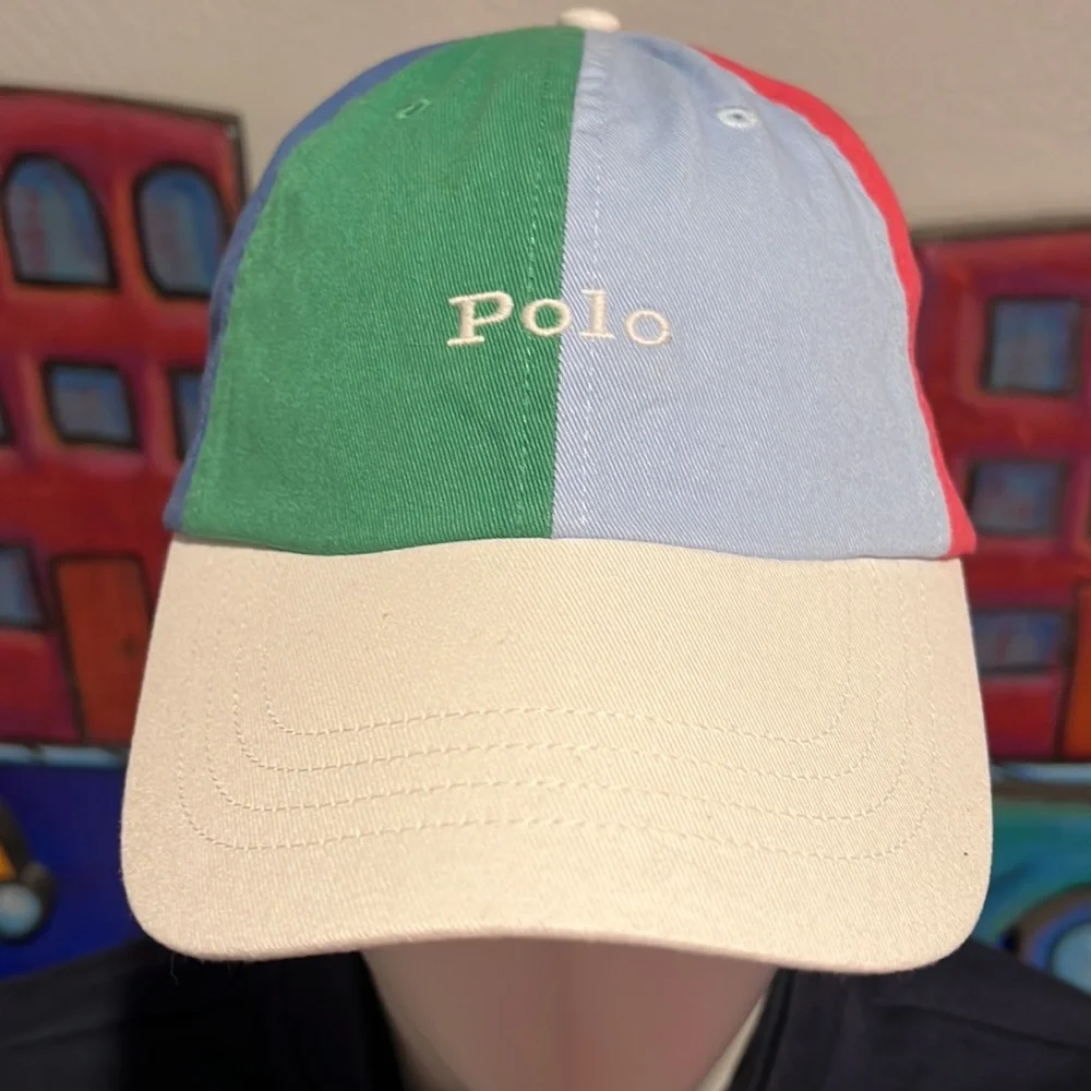 POLO RALPH LAUREN Men`s Color-Blocked Chino Ball Cap - Picture 4 of 10